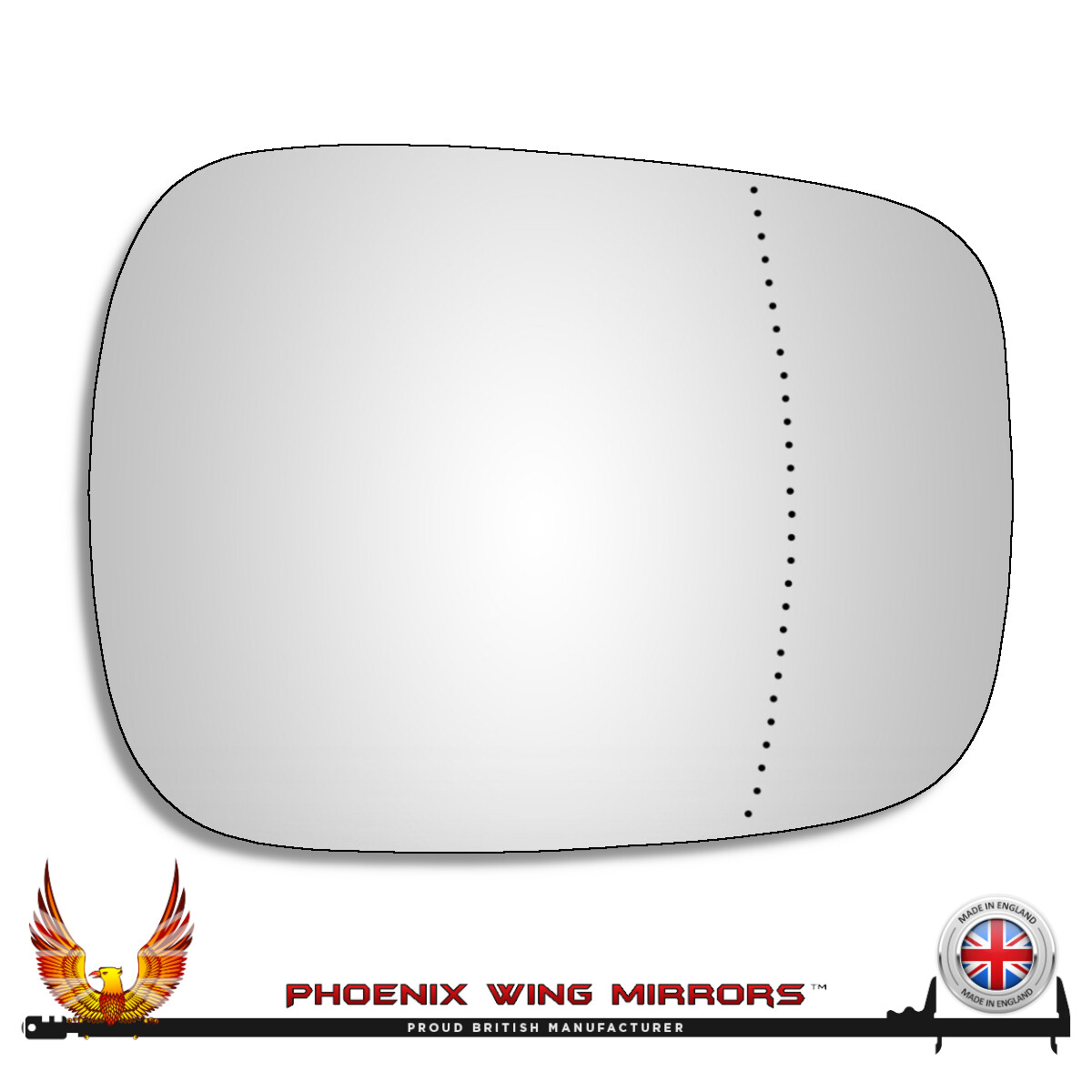 Right Hand Drivers Side Renault Kangoo 2003-2008 Wide Angle Wing Mirror Glass