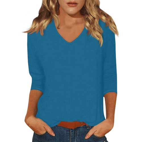 Shirts for Women Breathable Summer Loose Dressy Fashion Tops - Picture 5 of 18