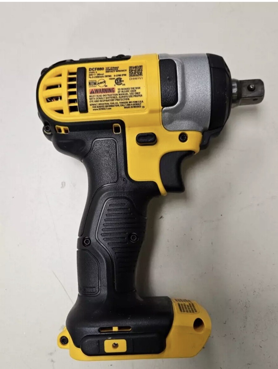 Dewalt Dcf880b Torque DEWALT 20-Volt Li-Ion 1/2-Inch Impact Wrench