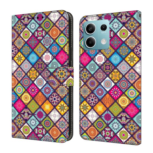 Printed Leather Case For Redmi 13C K70E Note 13 12 Pro + Wallet Flip Stand Cover - Picture 14 of 27