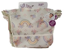 Parent Choice Toddler Baby 3 Pack Crumb Catching Bibs