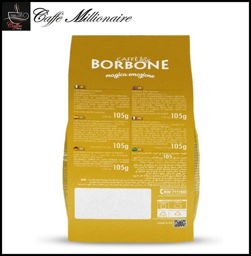 90 Coffee Capsules Borbone Miscela Oro Compatible With Dolce Gusto Nescafe - Picture 2 of 22