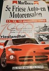 HUGE Belgium Automotive 1992 Poster Motorshow AUTO SHOW Friesland Netherlands F1 — photo 6