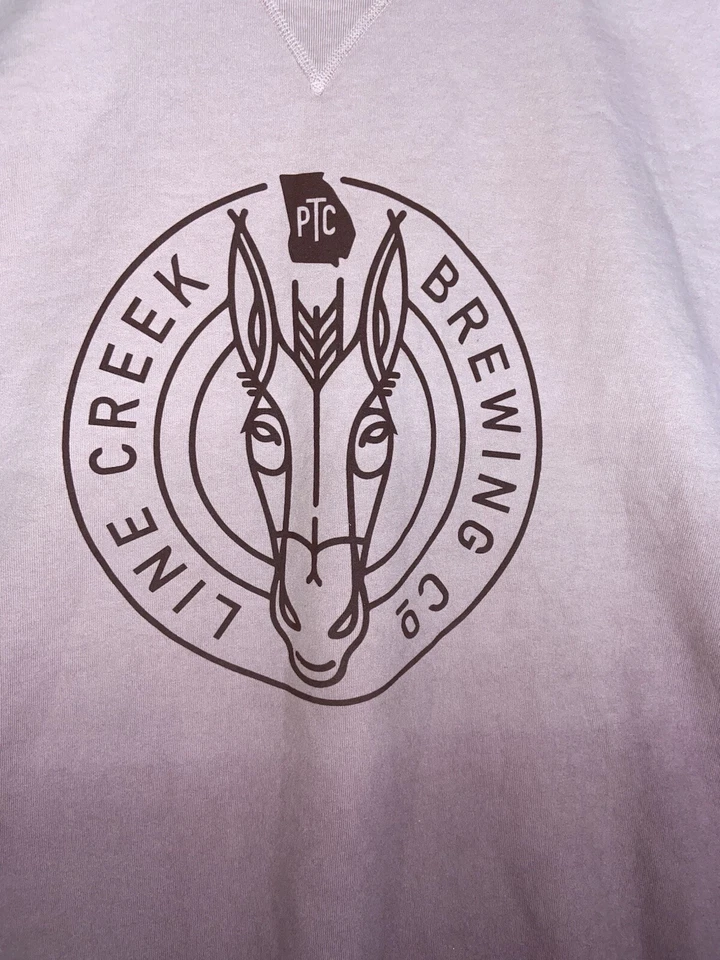Sudadera Line Creek Brewing Company Peachtree City Logo Mujer Cerveza Artesanal GA Foto 2 de 4