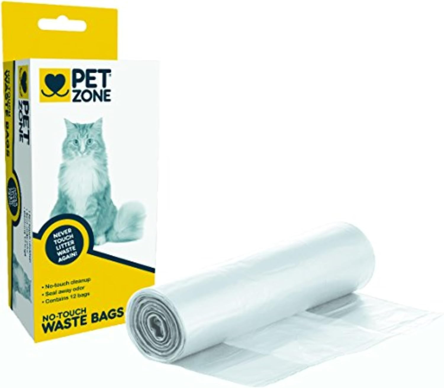 Pet Zone Universal No-Touch Cat Litter Bags & Waste Bag (Pet