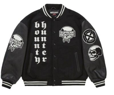 Supreme x Bounty Hunter Varsity Jacket Size Small | eBay 