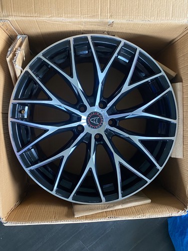 Wolfrace Wolfsburg 20" Alloy Wheel, Black Silver, VGC - Picture 4 of 4