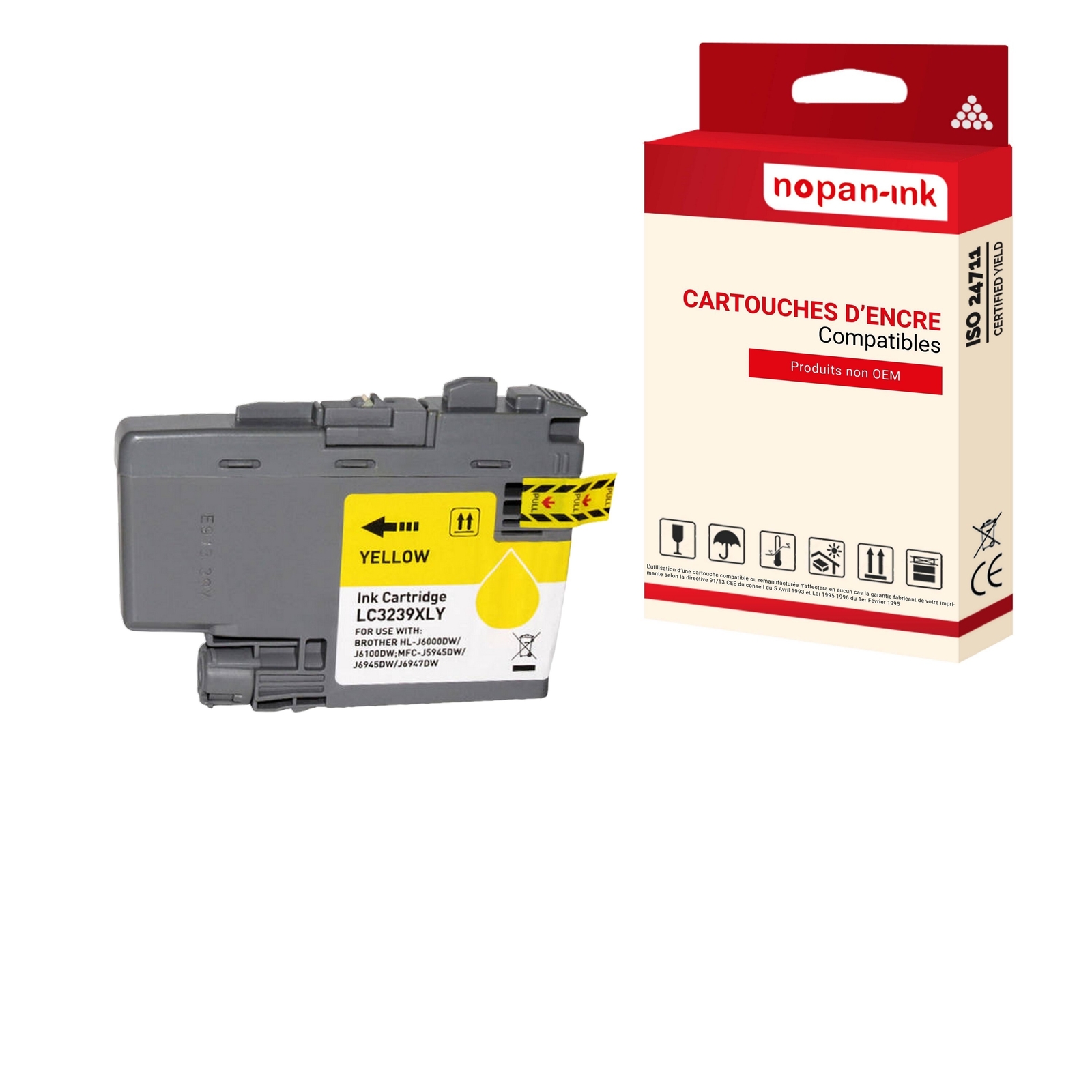 Cartouche compatible Brother LC3029Y Jaune