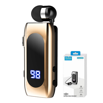Retractable Wireless Headset Bluetooth V5.2 Headphone Sports Earphone Earbuds