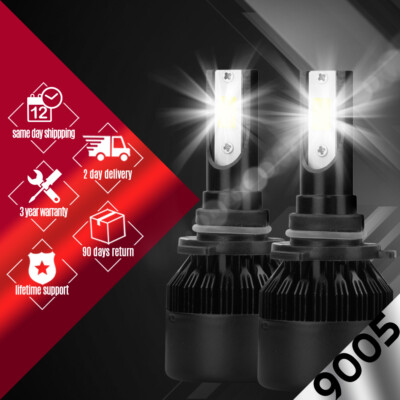 9005 HB3 388W 38800LM CREE LED Headlight Kit High Beams 6000K White High Power