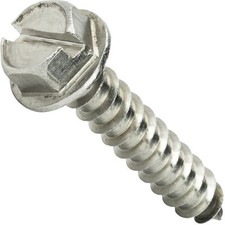  10 x 1-1/4" Hex Head Sheet Metal Screws Self Tapping Stainless Steel Qty 500