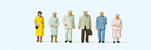Preiser 14002 Standing Passers Figurine Pack HO NEW