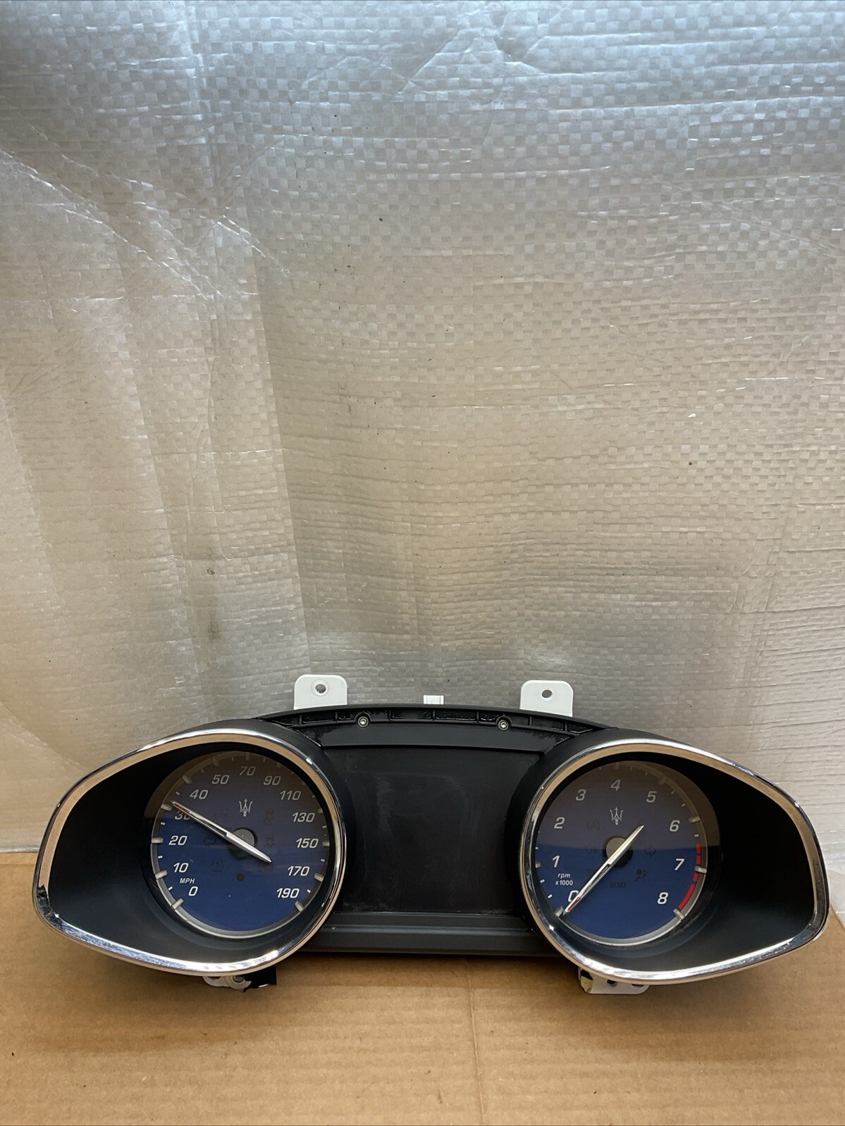 2014-2017 MASERATI QUATTROPORTE SPEEDOMETER INSTRUMENT CLUSTER 19K OEM 670009735