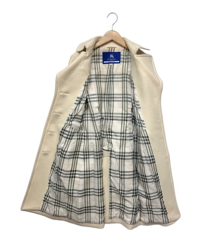 Burberry Blue Label Nova Check Trench Coat Wool Beige Size M/US:S Authentic - Picture 12 of 24