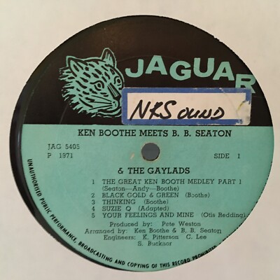KEN BOOTHE MEETS B.B. SEATON LP & THE GAYLADS | eBay