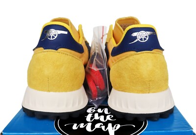 Adidas TRX Vintage Arsenal FC 1971 Yellow Navy Blue UK 3 4 5 11 US