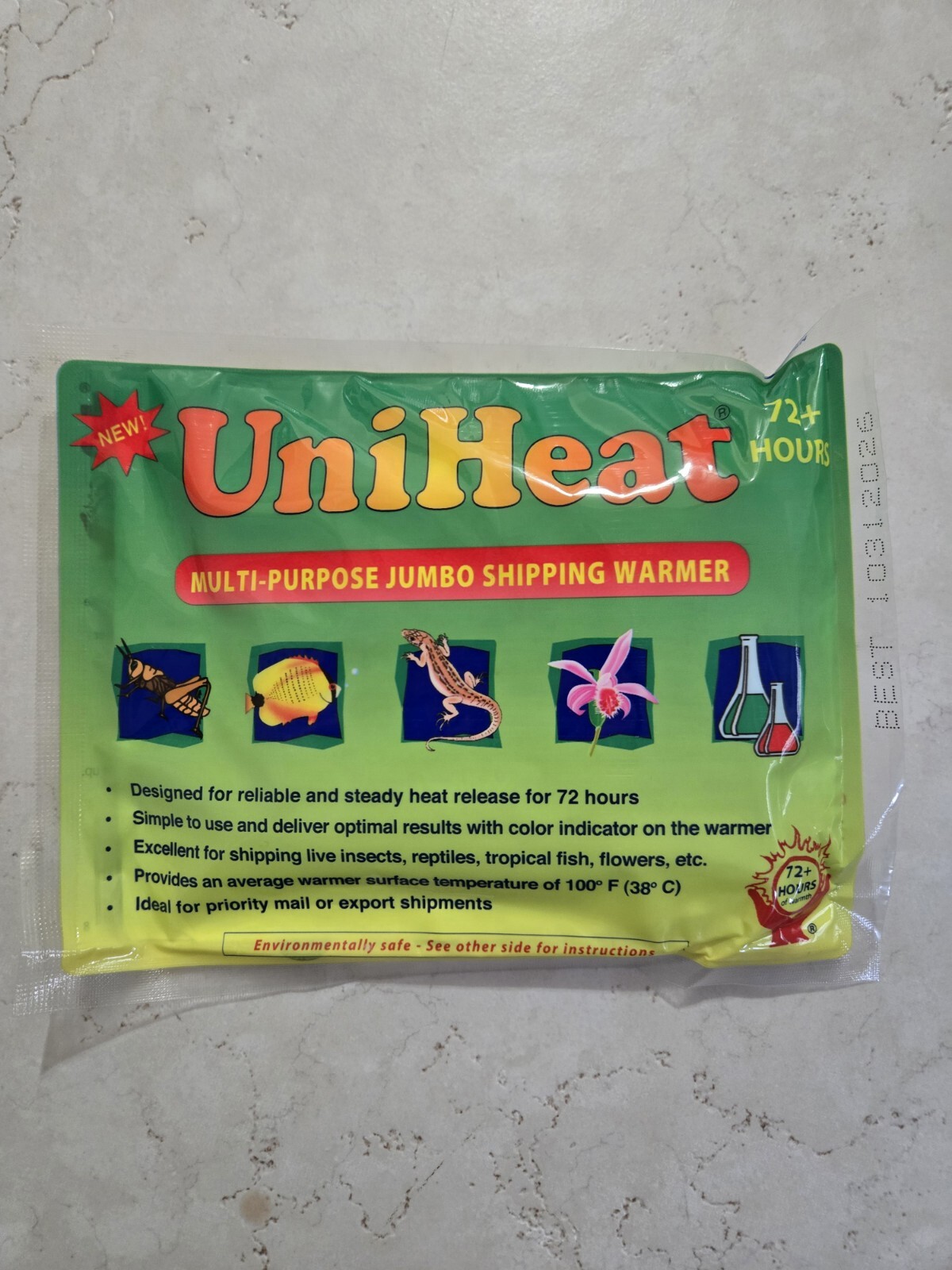 UniHeat multi-purpose jumbo shipping warmer 72 hours (5 packs)