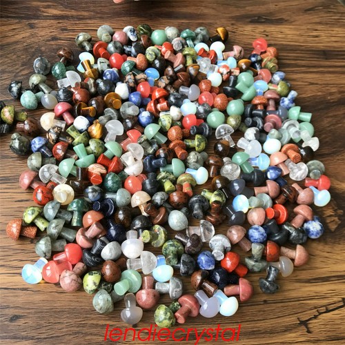 100pcs Natural mini mixed mushroom quartz crystal carved reiki (Random delivery） - Picture 11 of 12