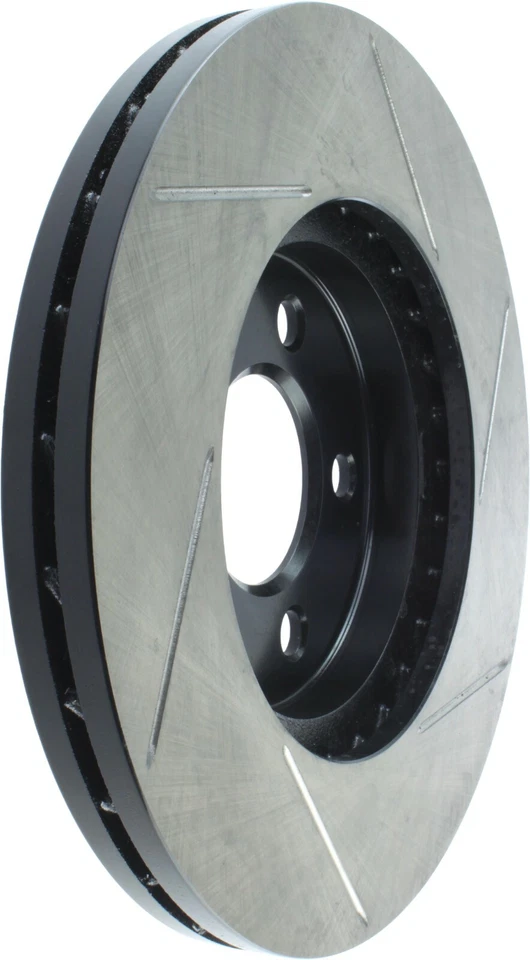 Rotor de freno delantero StopTech Sport ranurado de 1 pieza para Lincoln Town Car 03-11 Foto 4 de 4