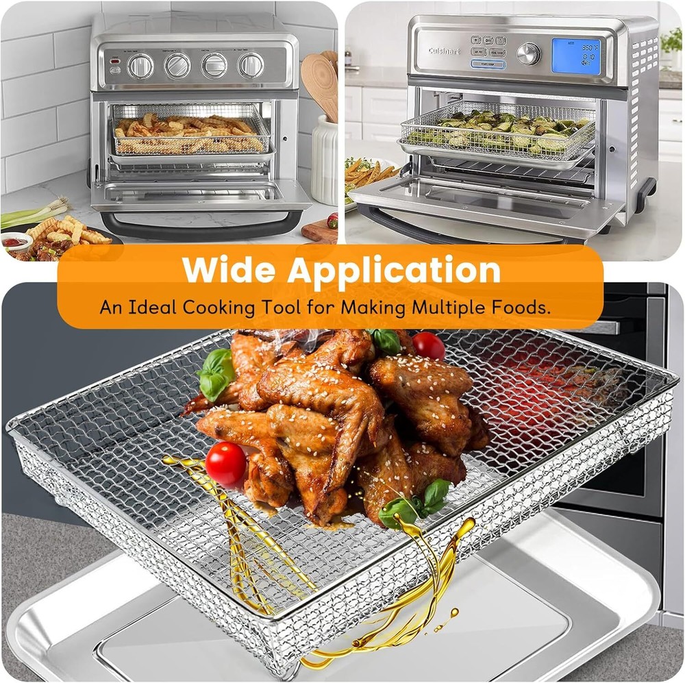 Cuisinart TOA-60 TOA-65 TOA-70 Air Fryer Replacement Basket Tray