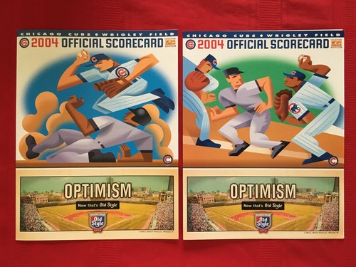 2004 MLB Chicago Cubs scorecard / You pick 'em / Alou / Lee / Maddux / Ramirez - Picture 3 of 3