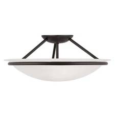 Livex Lighting Newburgh Ceiling Mount in Black - 4824-04