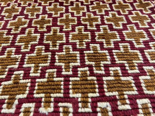 Vintage Handmade Afghan Rug Hand Knotted Gabbeh Tribal Wool Rug 140 x 90 cm - Picture 7 of 10