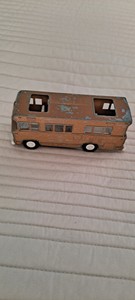 Vintage Tootsie Toy 1974 Camper Metal With Rubber Wheels