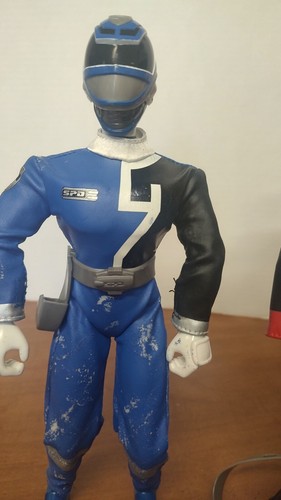 Power Rangers SPD Doggy, Red Ranger Blue Ranger 12" Bandai Actionfigur - Bild 6 von 14