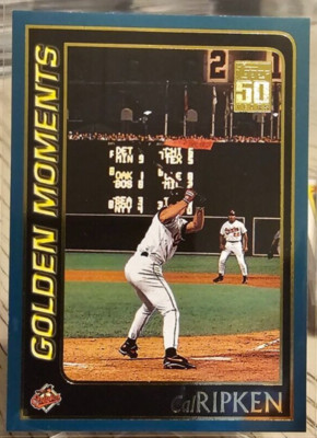 2000 Topps Golden Moments Cal Ripken #384 Baltimore Orioles