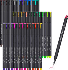 46 Pack Journal Planner Colored Pens, Fineliner Pens for Journaling