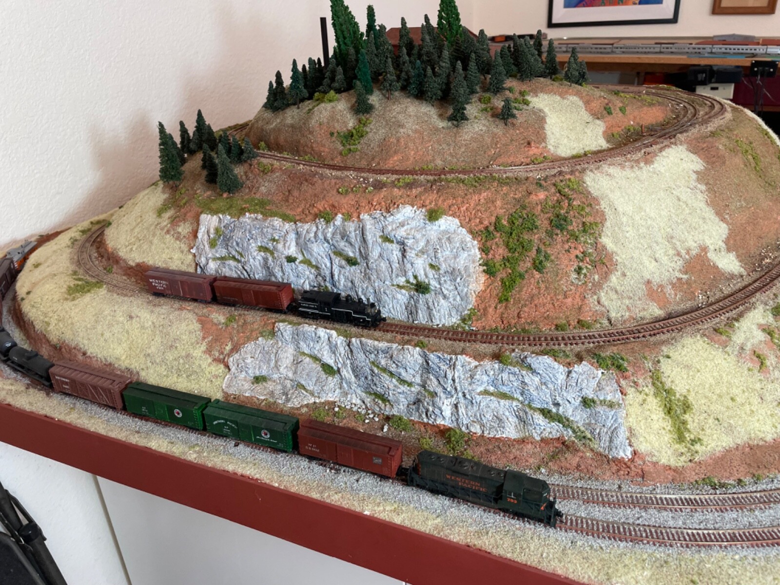 N Scale Model Railroad layout, 4X4' | eBay
