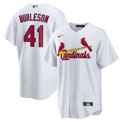 St Louis Cardinals Alec Burleson #41 Nike Men's White 2025 MLB Player Jersey