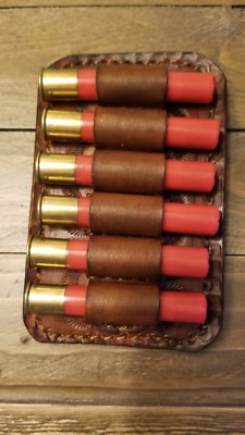 45 / 410 ammo loops - belt clip.. Herman Oak...made by