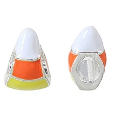 Halloween Corn Candy Charm Bead for European Snake Chain Charm Bracelet