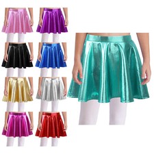 Girls Skirts Jazz Dancewear Pleated Costume Ballerina Daily Wear Latin Uniform