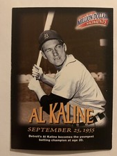 Al Kaline Fleer 97-98 million dollar moments game card 21 of 50 (HOF)