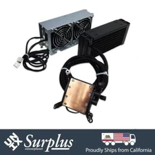 LGA 1366 Socket Compatible Liquid Cooling Kit with Fans - Custom Build