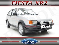 FORD FIESTA XR2 #s1043a SIGN 8 x 6" GARAGE ALUMINIUM�METAL CAR VINTAGE