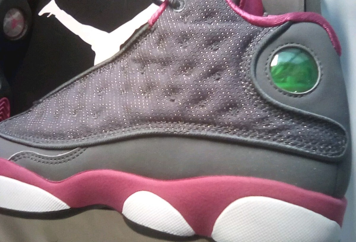 black white and pink jordan 13