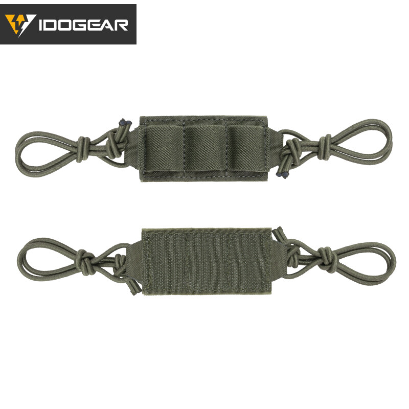 Support Batterie Pour Casque Tactique IDOGEAR - Airsoft, Chasse, 3 Poches