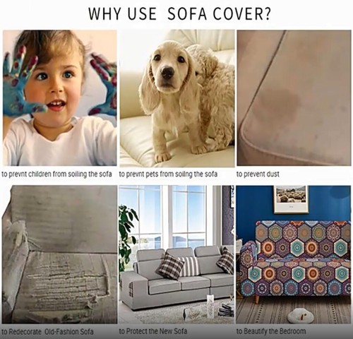 Sofa Slipcover Wild Flowers 1/2/3/4 Seater Stretch Elastic Couch Protector Cover - Picture 14 of 35