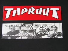 Taproot Welcome Bike Amp Case Car Board Red Sticker