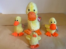 Quackers Beanie Baby  Buddy Lot 4 MWMT