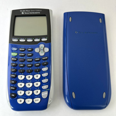 Texas Instruments TI-84 Plus Graphing Calculator with Cover - TESTED