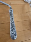 Vintage Serving Spoon &Cake Breaker G H French REPOUSSE Sterling Silver Handle — photo 2