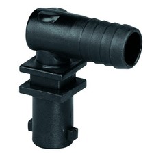 Polypropylene Elbow Nozzle Body 3/8" HB