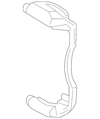 Genuine Volkswagen 2015-2019 Volkswagen Golf R - Caliper Mount 8V0-615-125-B