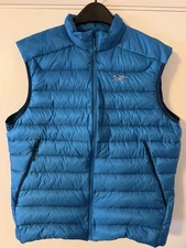 Genuine Arcteryx Cerium Down Vest Puffer LT BLUE MENS XL - Perfect NWOT!