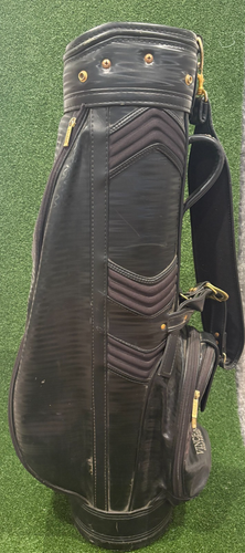Vintage Vincere Golf & Sport 3-Way Black Golf Bag w/ rain guard - Good Shape! - Picture 4 of 11